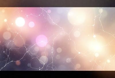 The primary subject of the image is a brightly lit, colorful background featuring a pattern of bright lights and dark spaces. The setting appears to be a night sky, with the bright lights creating a contrast against the dark background. The visual style of the image is a combination of digital art and illustration, giving it a unique and artistic appearance. The colors and mood of the image are vibrant and energetic, with the bright lights and dark spaces creating a dynamic and lively atmosphere.