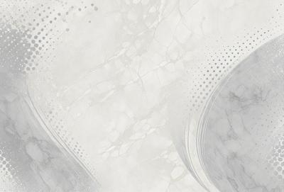 The primary subject of the image is a marble wall with a patterned texture. The setting is a room with a white marble wall, and the visual style is a combination of a photo and digital art. The colors and mood of the image are predominantly white, giving it a clean and elegant appearance.