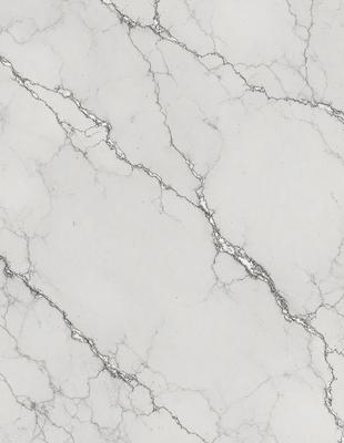 The primary subject of the image is a marble wall with a white and grey color scheme. The setting is a room with a white marble floor. The visual style is a close-up of the marble wall, showcasing its texture and details. The colors and mood of the image are predominantly white and grey, giving it a clean and elegant appearance.