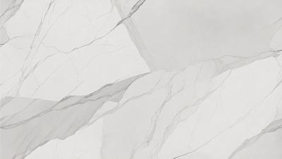 The primary subject of the image is a large, white marble wall. The setting is a rocky, natural environment, with the marble wall as the main focus. The visual style is a photo, capturing the intricate details of the marble surface. The colors and mood of the image are predominantly neutral, with the white marble wall being the main source of color and creating a calm and serene atmosphere.