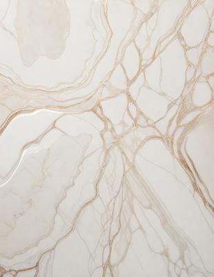 The primary subject of the image is a marble wall with a patterned design. The setting is a room with a white marble wall, and the visual style is a close-up of the wall. The colors and mood of the image are predominantly white, giving it a clean and elegant appearance.