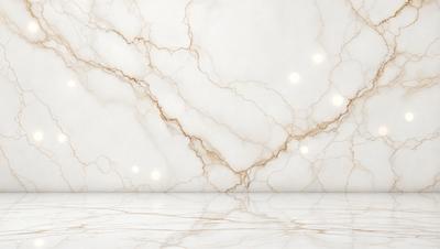 The primary subject of the image is a marble wall with a white background. The visual style is a photo, and the colors and mood are predominantly white, giving the scene a clean and elegant appearance.