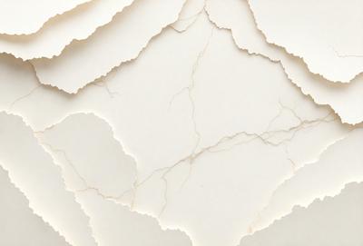 The primary subject of the image is a close-up of a white wall with peeling paint, revealing the layers beneath. The setting is indoors, with the wall being the main object of focus. The visual style is a close-up, which emphasizes the details of the peeling paint and the layers beneath. The colors and mood of the image are predominantly white, with the peeling paint adding a touch of brown and gray. The overall atmosphere is one of decay and aging, as the wall's