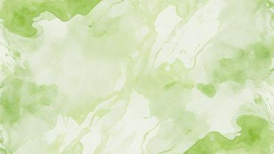 The primary subject of the image is a green and white patterned surface, which appears to be a marble-like texture. The setting is a white and green background, and the visual style is a combination of digital art and illustration. The dominant colors are green and white, creating a calm and soothing atmosphere.