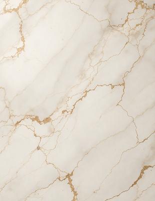 The primary subject of the image is a marble wall with a gold-like pattern. The setting is a room with a white marble surface. The visual style is a close-up of the marble wall, showcasing its intricate design. The colors and mood of the image are predominantly white and gold, giving it a luxurious and elegant appearance.