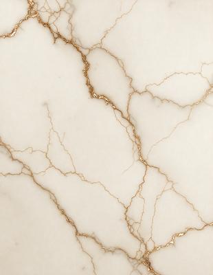 The primary subject of the image is a marble wall with a gold-colored design. The setting is a room with a white background. The visual style is a close-up of the marble wall, showcasing the intricate gold pattern. The colors and mood of the image are elegant and sophisticated, with the gold accents adding a touch of luxury to the marble surface.