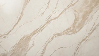 The primary subject of the image is a marble tile with a patterned design. The setting is a wall, and the visual style is a close-up of the tile. The colors and mood of the image are predominantly white, giving it a clean and elegant appearance.