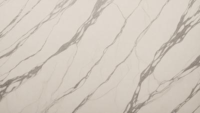The primary subject of the image is a marble wall with a pattern of swirls and lines. The setting is a room with a white background, which contrasts with the marble wall. The visual style is a close-up of the marble wall, showcasing its intricate design. The colors and mood of the image are predominantly white, giving it a clean and elegant appearance.