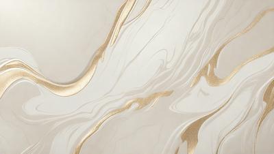 The primary subject of the image is a white wall with gold accents. The setting is a room with a white background. The visual style is a combination of digital art and illustration, creating a unique and artistic appearance. The dominant colors are white and gold, giving the wall a clean and elegant appearance.