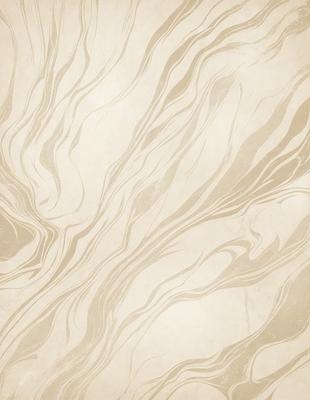 The primary subject of the image is a patterned wallpaper with a marbled texture. The setting is a room with a white wall, and the visual style is a close-up of the wallpaper. The colors and mood of the image are predominantly white and neutral, creating a clean and elegant atmosphere.