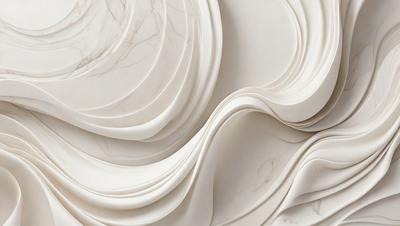 The primary subject of the image is a marble wall with a white marble texture. The setting is a room with a white marble surface, which creates a clean and elegant atmosphere. The visual style is a close-up of the marble wall, showcasing the intricate details of the marble texture. The colors and mood of the image are predominantly white, giving it a serene and sophisticated appearance.