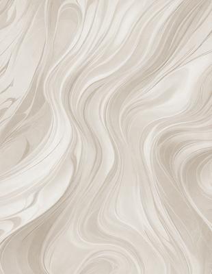 The primary subject of the image is a white marble wall with a pattern of swirls and waves. The setting is a room with a white marble floor, which complements the wall. The visual style is a close-up of the marble wall, showcasing its intricate design. The colors and mood of the image are predominantly white, giving it a clean and elegant appearance.