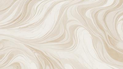The primary subject of the image is a white marble wall with a pattern of swirls and waves. The setting is a room with a white marble floor, and the visual style is a close-up of the marble wall. The colors and mood of the image are predominantly white, giving it a clean and elegant appearance.
