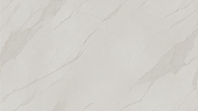 The primary subject of the image is a white marble wall with a pattern of cracks and crevices. The setting is a room with a white marble floor. The visual style is a close-up of the marble wall, showcasing its unique texture and pattern. The colors and mood of the image are predominantly white, giving it a clean and elegant appearance.