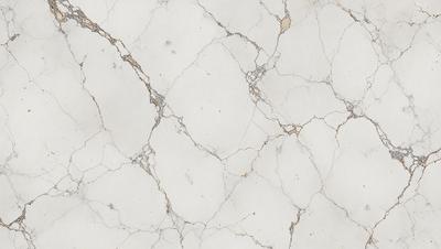 The primary subject of the image is a marble wall with a white and brown color scheme. The setting is a room with a white marble floor. The visual style is a close-up of the marble wall, showcasing its texture and patterns. The colors and mood of the image are predominantly white and brown, giving it a clean and elegant appearance.