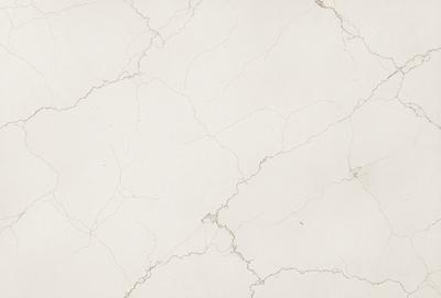 The primary subject of the image is a white marble wall with a pattern of holes and cracks. The setting is a room with a white marble floor. The visual style is a close-up of the marble wall, showcasing its unique texture and pattern. The colors and mood of the image are predominantly white, giving it a clean and elegant appearance.