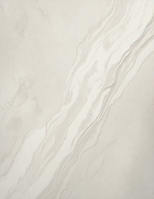 The primary subject of the image is a white marble wall with a patterned design. The setting is a room with a white background, and the visual style is a close-up of the marble wall. The colors and mood of the image are predominantly white, giving it a clean and elegant appearance.