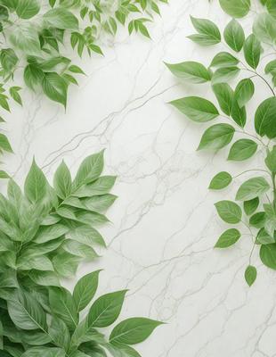 The primary subject of the image is a wall with a marble texture. The setting is a white wall, and the visual style is a photo. The colors and mood of the image are predominantly white, giving it a clean and minimalist appearance.