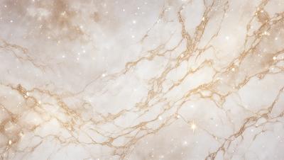 The primary subject of the image is a marble-like surface with a patterned texture. The setting is a night sky, and the visual style appears to be a combination of a photo and digital art. The colors and mood of the image are predominantly dark, with a few bright stars visible in the background.