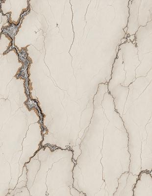 The image features a white marble wall with a cracked and chipped appearance. The wall appears to be made of marble, and the cracked surface adds a sense of age and wear. The primary subject of the image is the marble wall, which serves as the main focus of the scene. The setting is indoors, likely in a building or a room with a marble theme. The visual style of the image is a close-up of the marble wall, highlighting its unique texture and appearance. The colors in