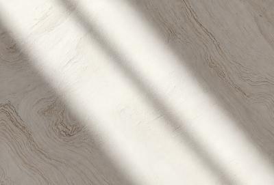 The primary subject of the image is a white tile floor with a patterned texture. The setting is a room with a white tile floor, and the visual style is a photo. The colors and mood of the image are predominantly white, giving it a clean and minimalist appearance.