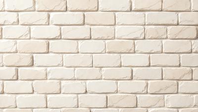 The primary subject of the image is a white brick wall. The setting is a brick wall, and the visual style is a photo. The colors and mood of the image are predominantly white, giving it a clean and minimalist appearance.