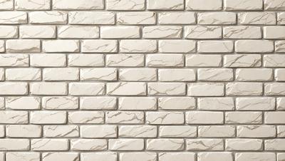 The primary subject of the image is a white brick wall. The setting is a brick wall, and the visual style is a photo. The colors and mood of the image are predominantly white, giving it a clean and minimalist appearance.