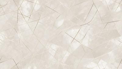 The primary subject of the image is a white marble tile with a pattern of gold and white. The setting is a white marble wall, and the visual style is a close-up of the tile. The colors and mood of the image are predominantly white, giving it a clean and elegant appearance.