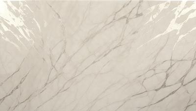 The primary subject of the image is a marble-like surface with a pattern of veins. The setting is a white background, which provides a clean and minimalist appearance. The visual style is a combination of a photo and digital art, creating a unique and intricate design. The colors and mood of the image are predominantly white, giving it a clean and elegant feel.