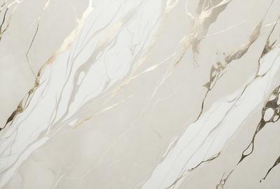 The primary subject of the image is a marble wall with a patterned design. The setting is a room with a white marble wall, and the visual style is a close-up of the wall. The colors and mood of the image are predominantly white, giving it a clean and elegant appearance.