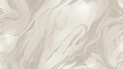 The primary subject of the image is a white marble wall with a pattern of swirls and waves. The setting is a room with a white marble floor, which complements the wall. The visual style is a close-up of the marble wall, showcasing its intricate design. The colors and mood of the image are predominantly white, giving it a clean and elegant appearance.