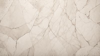 The primary subject of the image is a marble wall with a patterned texture. The setting is a bathroom, and the visual style is a photo. The dominant colors are white and grey, creating a clean and elegant atmosphere.