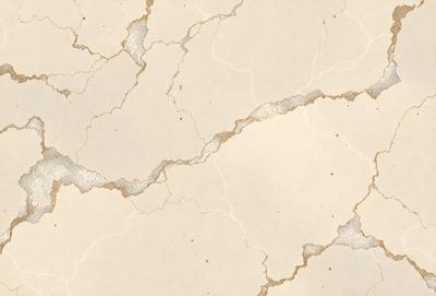 The image features a white wall with a pattern of holes and cracks. The wall appears to be made of cement or a similar material, giving it a textured and rough appearance. The holes and cracks create a unique and interesting visual effect, making the wall stand out as a focal point in the scene. The overall atmosphere of the image is somewhat industrial or urban, with the cement wall serving as a backdrop for the intricate pattern of holes and cracks.