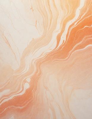 The primary subject of the image is a marble wall with a unique, swirling pattern. The setting is a room with a white background, which contrasts with the marble wall. The visual style is a close-up of the marble wall, showcasing its intricate design. The colors and mood of the image are predominantly warm and earthy tones, creating a sense of elegance and sophistication.