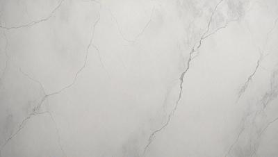 The primary subject of the image is a white wall with a crack in it. The setting is a room with a white surface, and the visual style is a close-up of the wall. The crack in the wall adds a sense of imperfection to the otherwise pristine white surface.