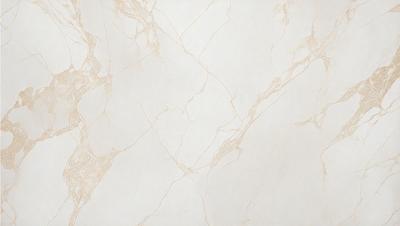 The primary subject of the image is a white marble wall with a pattern of lines and curves. The setting is a room with a white marble floor, and the visual style is a close-up of the marble wall. The colors and mood of the image are predominantly white, giving it a clean and elegant appearance.