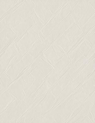 The primary subject of the image is a white wall with a patterned texture. The setting is a room with a white wall, and the visual style is a close-up of the wall. The colors and mood of the image are predominantly white, giving it a clean and minimalist appearance.