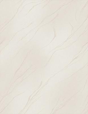 The primary subject of the image is a white marble wall with a pattern of swirls and waves. The setting is a room with a white marble floor, which complements the wall. The visual style is a close-up of the marble wall, showcasing its intricate design. The colors and mood of the image are predominantly white, giving it a clean and elegant appearance.