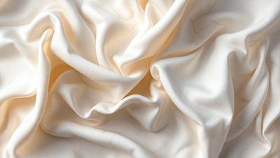 The primary subject of the image is a white sheet of fabric, which is the main object, scene, or focus of the image. The setting or background is a white sheet of fabric, and the visual style is a photo. The colors and mood of the image are predominantly white, giving it a clean and simple appearance.