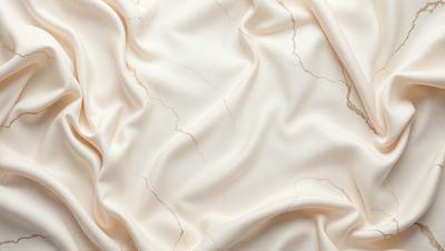 The primary subject of the image is a white fabric with a pattern of holes or bumps on it. The setting is a white background, and the visual style appears to be a close-up of the fabric. The colors and mood of the image are predominantly white, giving it a clean and minimalist appearance.
