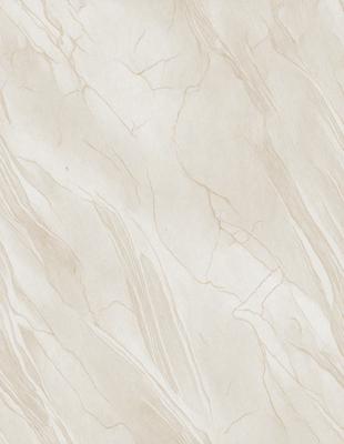The primary subject of the image is a marble-like surface with a patterned texture. The setting is a room with a white background, and the visual style appears to be a combination of a photo and a drawing. The colors and mood of the image are predominantly white, giving it a clean and elegant appearance.
