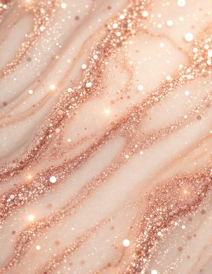 The primary subject of the image is a close-up of a marbled surface, which appears to be a patterned wall or a marbled table. The setting is a room with a patterned wall, and the visual style is a combination of a photo and digital art. The colors and mood of the image are predominantly brown and white, creating a warm and elegant atmosphere.