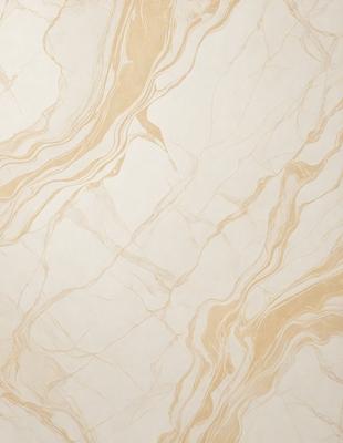 The primary subject of the image is a marble wall with a gold and white color scheme. The setting is a room with a white background, and the visual style is a close-up of the marble wall. The colors and mood of the image are elegant and sophisticated, with the gold and white tones creating a luxurious and refined atmosphere.