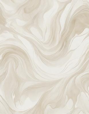 The primary subject of the image is a white marble wall with a pattern of swirls and waves. The setting is a room with a white marble floor, which complements the wall. The visual style is a combination of a photo and digital art, creating a unique and intricate design. The colors and mood of the image are predominantly white, giving it a clean and elegant appearance.