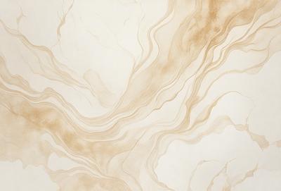 The primary subject of the image is a marble wall with a patterned design. The setting is a room with a marble wall as the main focus. The visual style is a combination of a photo and a drawing, creating a unique and artistic appearance. The colors and mood of the image are predominantly neutral, with a touch of warmth from the marble wall.