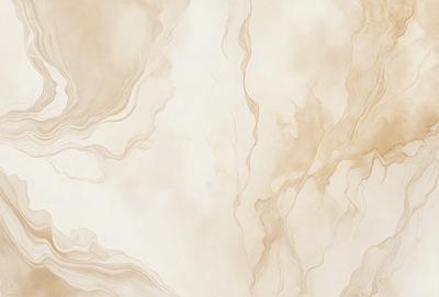 The primary subject of the image is a marble-like surface with a cream-colored background. The setting appears to be a room with a white marble-like wall. The visual style of the image is a painting, which gives it a more artistic and textured appearance. The colors and mood of the image are warm and inviting, with the cream-colored marble-like surface providing a sense of elegance and sophistication.