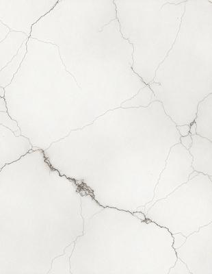 The image features a white marble wall with a pattern of holes and cracks. The wall appears to be a part of a building, possibly a bathroom or a kitchen. The marble surface gives the wall a unique and elegant appearance. The overall atmosphere of the image is clean and minimalistic, with the focus on the intricate pattern of the marble wall.