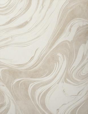 The primary subject of the image is a wall with a patterned design. The setting is a room with a white wall, and the visual style appears to be a combination of a photo and a drawing. The colors and mood of the image are predominantly white, giving it a clean and minimalist appearance.