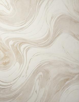 The primary subject of the image is a wall with a patterned design. The setting is a room with a white wall, and the visual style appears to be a combination of a photo and a drawing. The colors and mood of the image are predominantly white, giving it a clean and minimalist appearance.