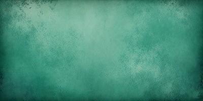 The primary subject of the image is a large, green wall with a mottled texture. The setting is a room with a green background, and the visual style appears to be a combination of a photo and a digital art or illustration. The dominant colors are green and blue, creating a calm and soothing atmosphere.